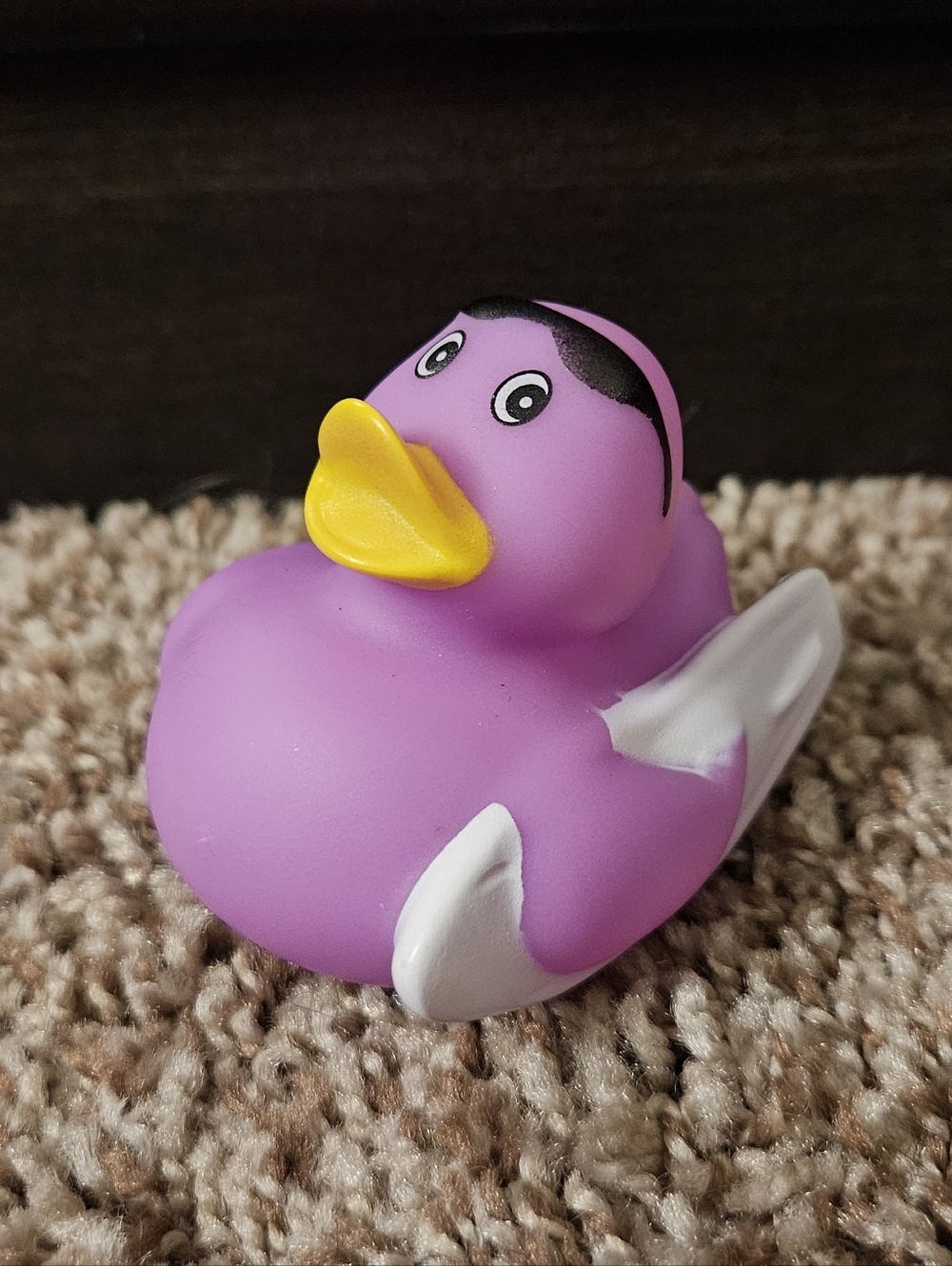 Surfing Surfboard Purple Rubber Duck